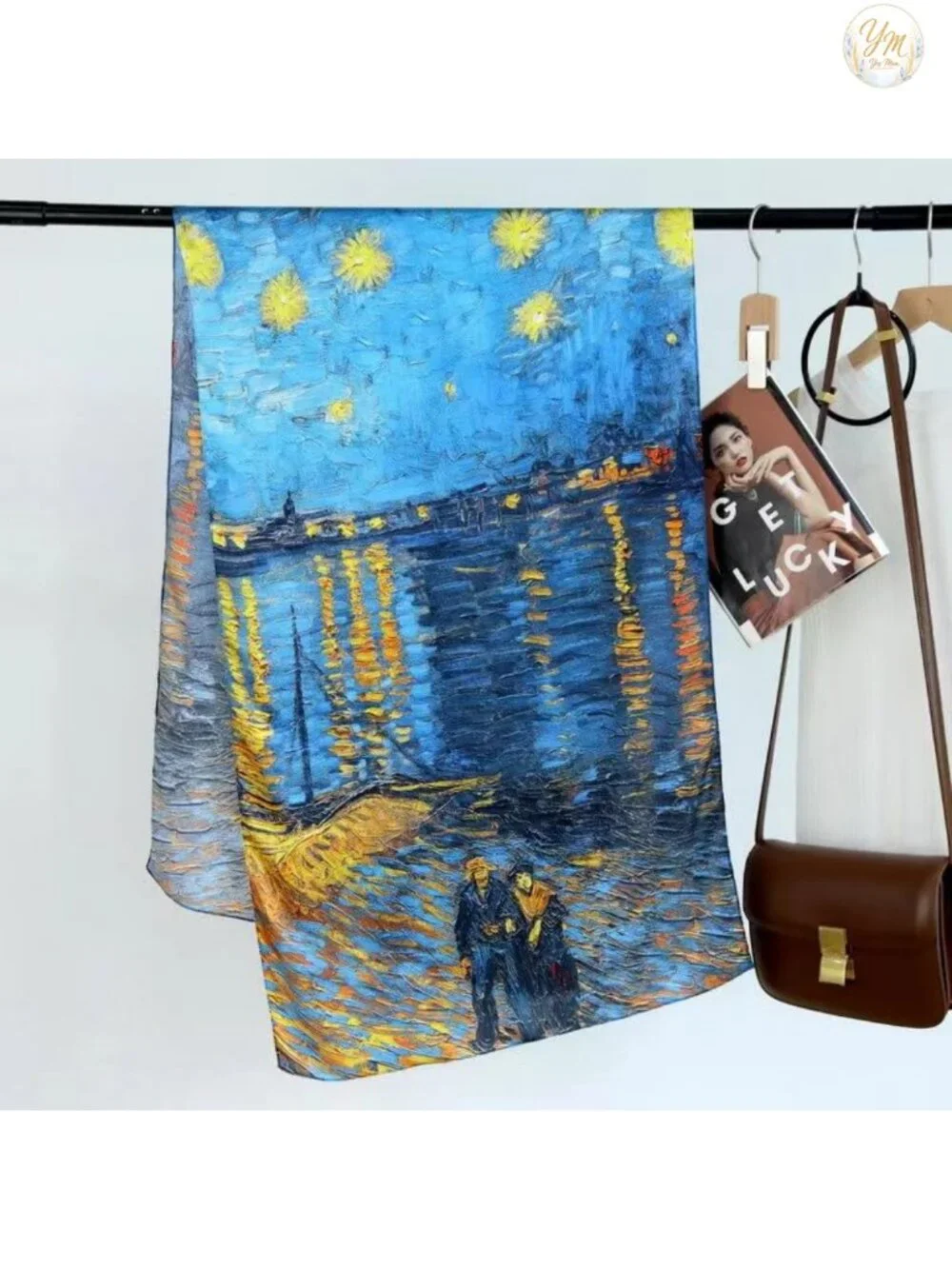 100% Mulberry Silk Long Oblong Scarf Shawl Wrap Gift